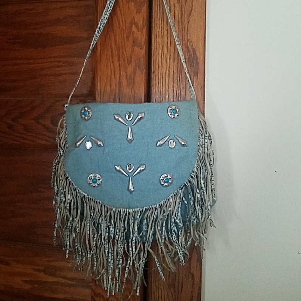 Fringe purse